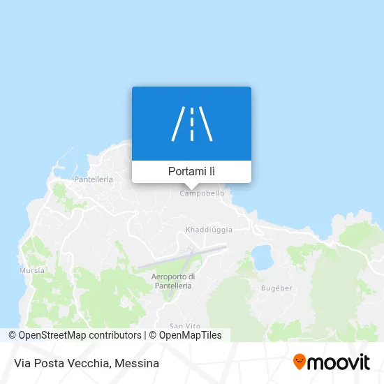 Mappa Via Posta Vecchia