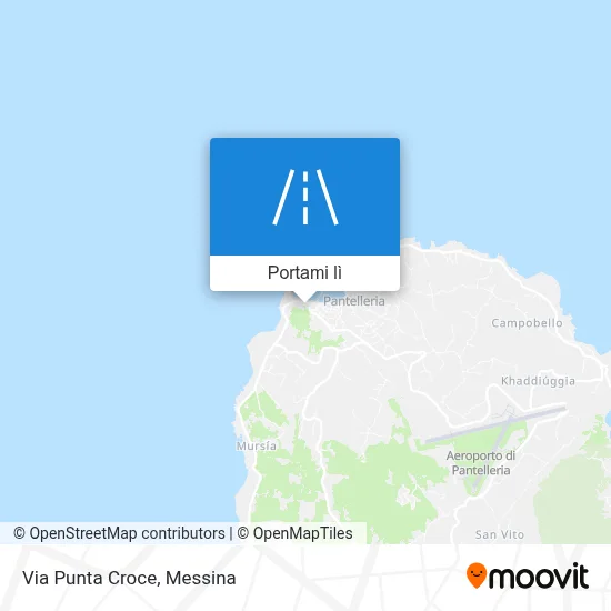 Mappa Via Punta Croce