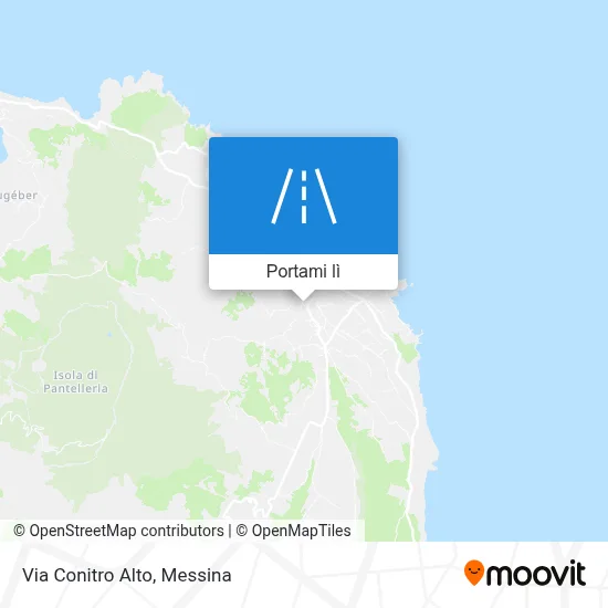 Mappa Via Conitro Alto