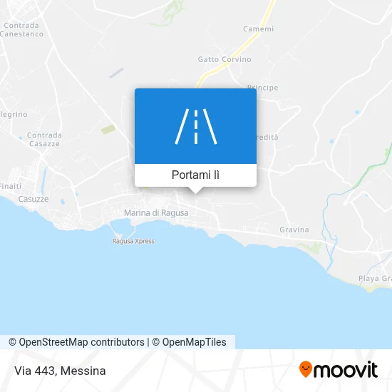 Mappa Via 443