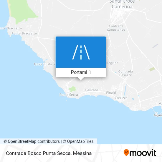 Mappa Contrada Bosco Punta Secca