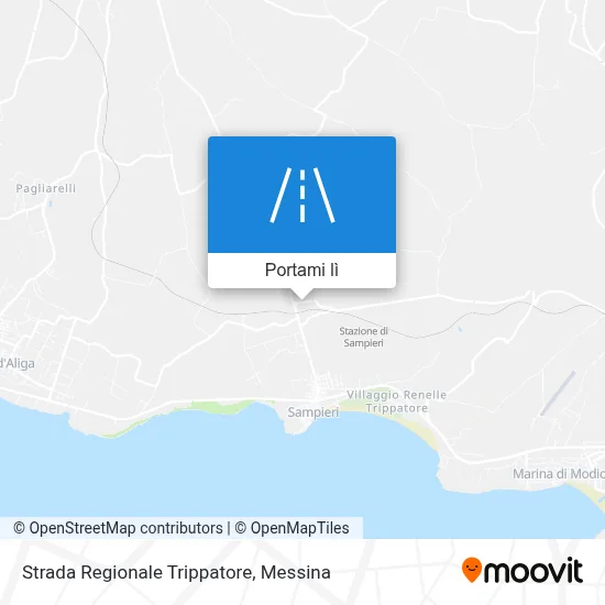 Mappa Strada Regionale Trippatore