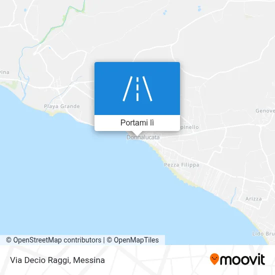 Mappa Via Decio Raggi