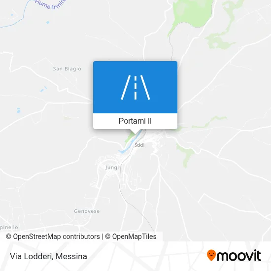 Mappa Via Lodderi