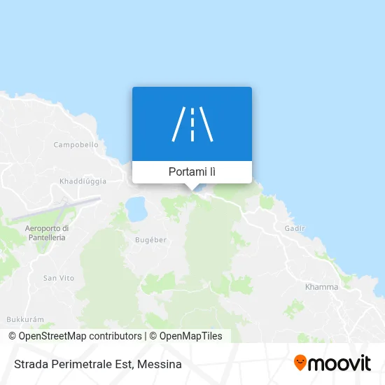 Mappa Strada Perimetrale Est