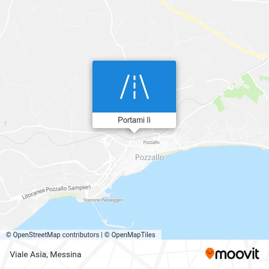 Mappa Viale Asia