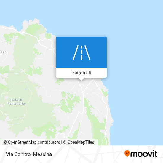 Mappa Via Conitro