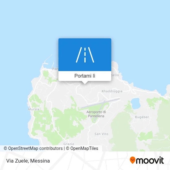 Mappa Via Zuele