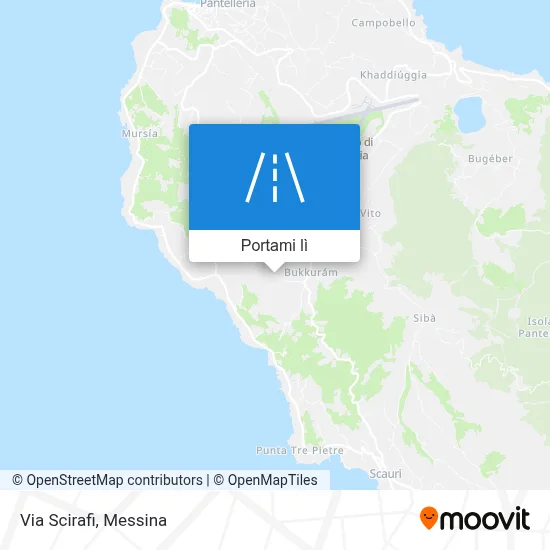 Mappa Via Scirafi