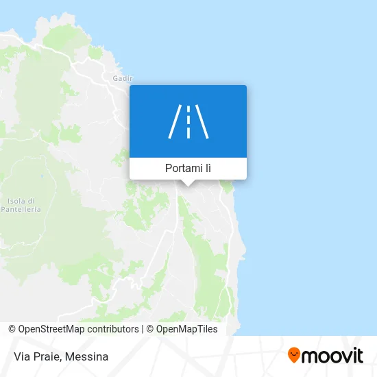 Mappa Via Praie