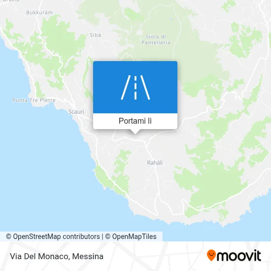 Mappa Via Del Monaco