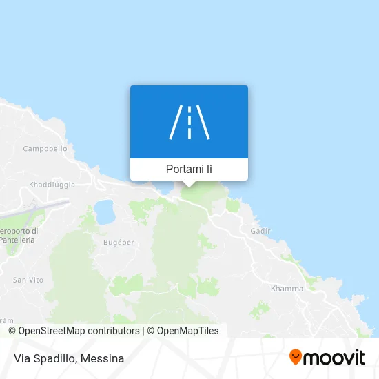 Mappa Via Spadillo