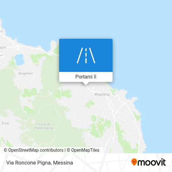 Mappa Via Roncone Pigna