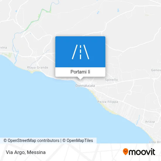 Mappa Via Argo