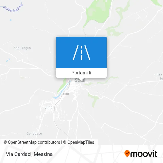 Mappa Via Cardaci