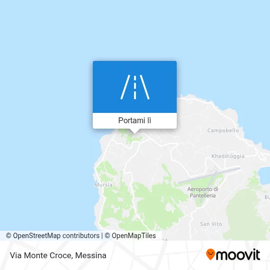 Mappa Via Monte Croce