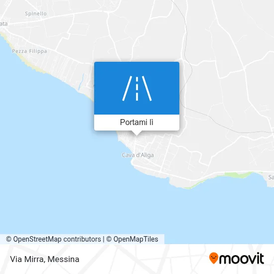 Mappa Via Mirra