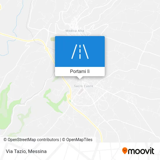 Mappa Via Tazio
