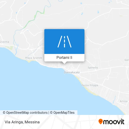 Mappa Via Aringa