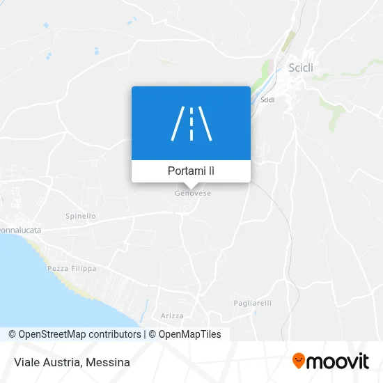 Mappa Viale Austria