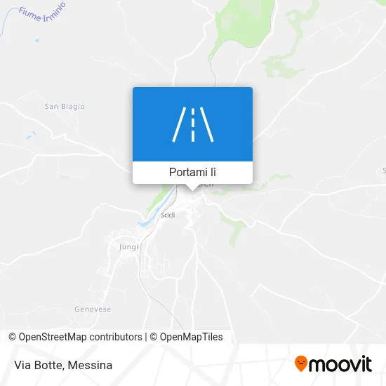 Mappa Via Botte