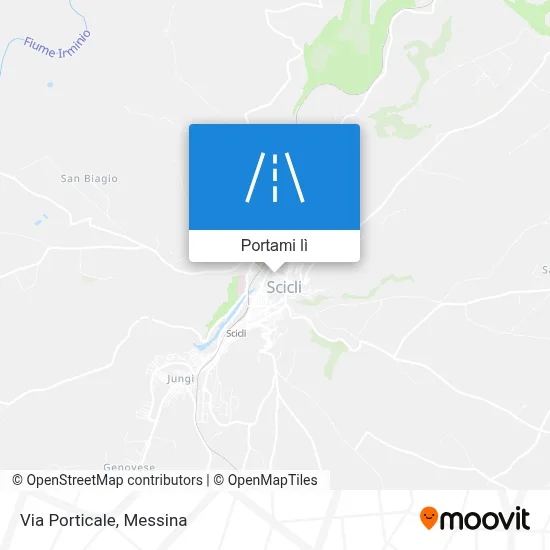 Mappa Via Porticale