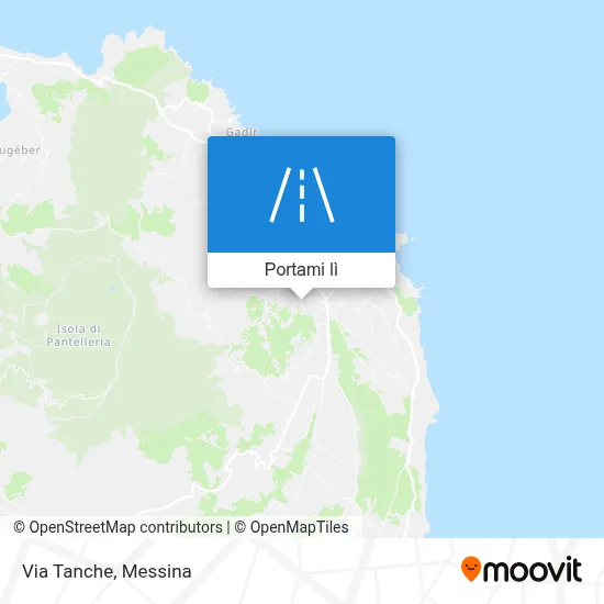 Mappa Via Tanche