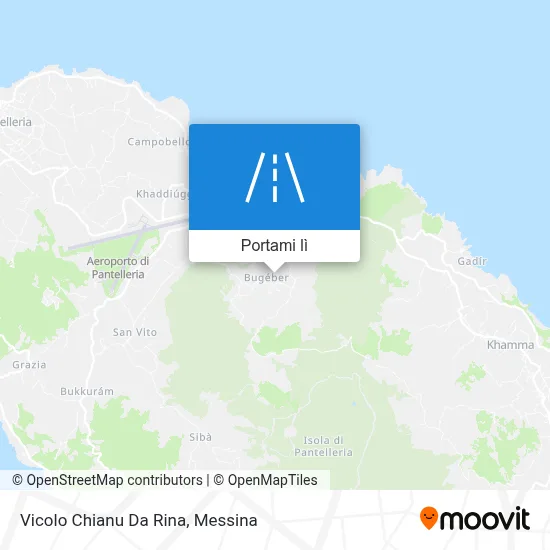 Mappa Vicolo Chianu Da Rina
