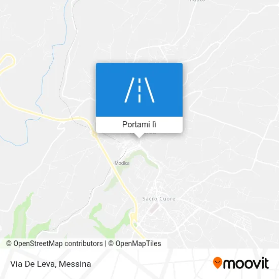 Mappa Via De Leva