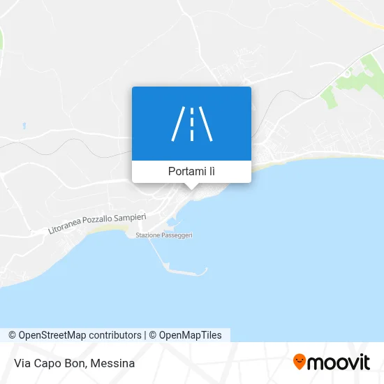 Mappa Via Capo Bon