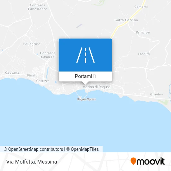 Mappa Via Molfetta