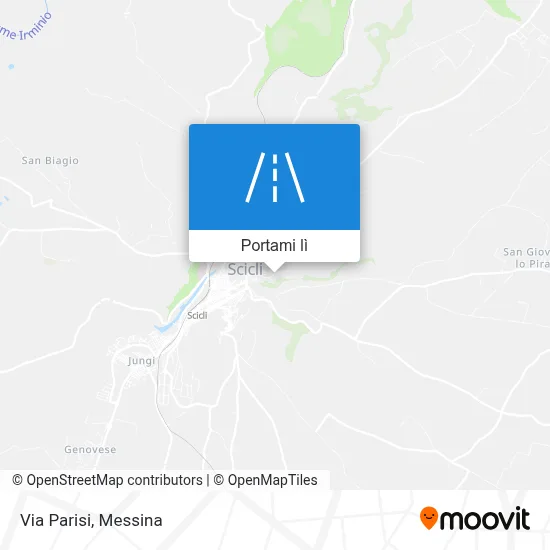 Mappa Via Parisi