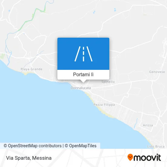 Mappa Via Sparta