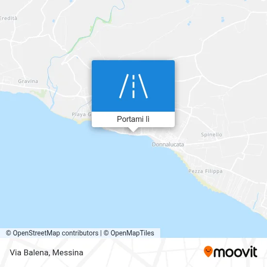 Mappa Via Balena