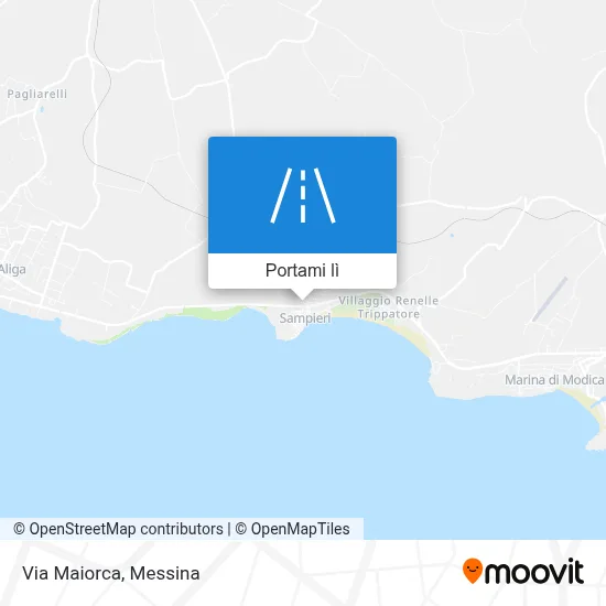 Mappa Via Maiorca