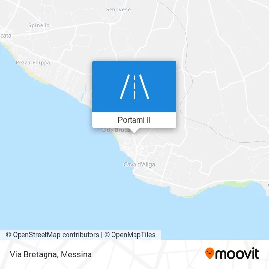 Mappa Via Bretagna