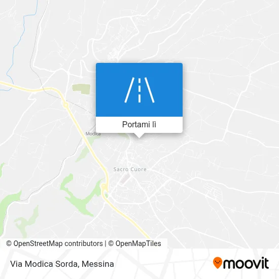 Mappa Via Modica Sorda