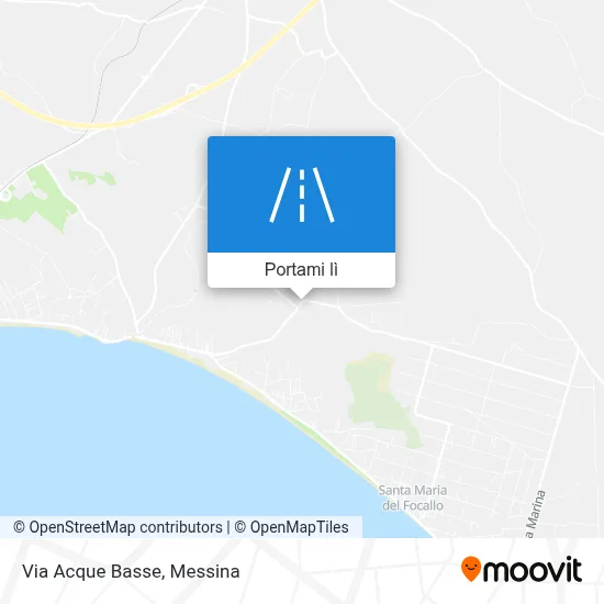Mappa Via Acque Basse