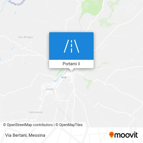 Mappa Via Bertani