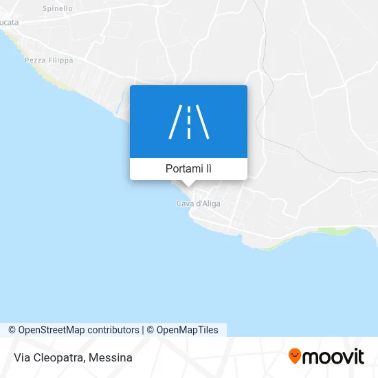 Mappa Via Cleopatra