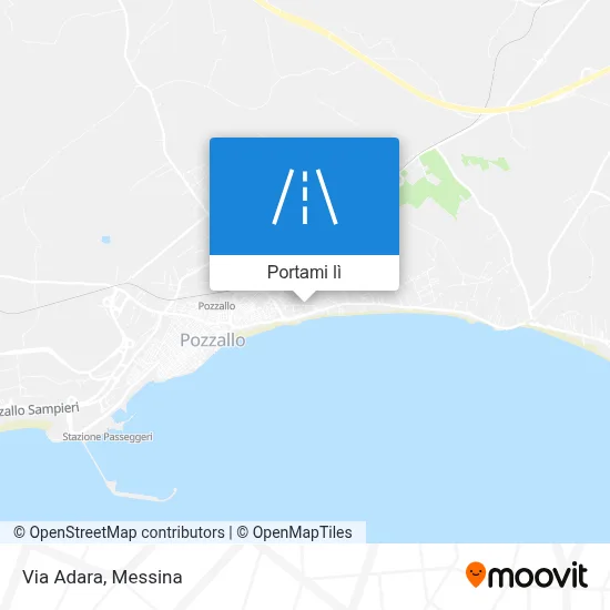 Mappa Via Adara