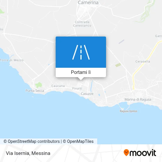 Mappa Via Isernia