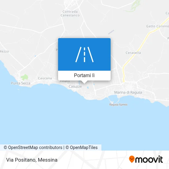 Mappa Via Positano