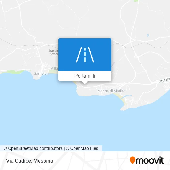 Mappa Via Cadice