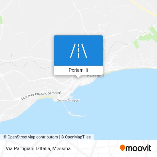 Mappa Via Partigiani D'Italia