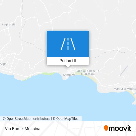 Mappa Via Barce