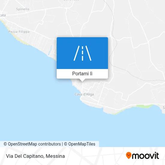 Mappa Via Del Capitano