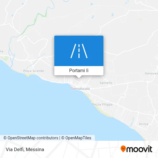Mappa Via Delfi