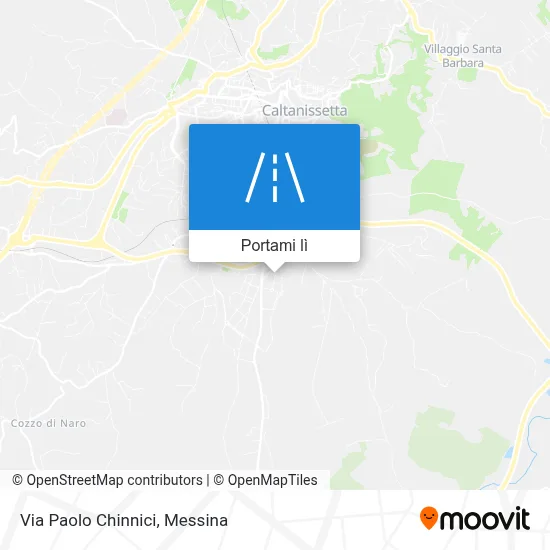 Mappa Via Paolo Chinnici
