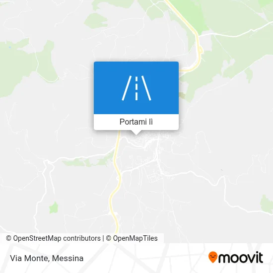 Mappa Via Monte